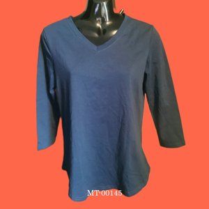 Weatherproof Women's V-Neck Shirt, 2-pack (Pink/Blue)